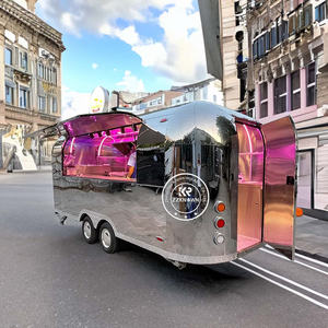 Chariot de nourriture mobile Aistream DOT VIN CE, camion de nourriture pour pizza, barbecue, snack, restauration rapide, crêpe à vendre en Europe - Product Image 2