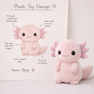<span class=keywords><strong>Peluche</strong></span> Axolotl Super Douce <span class=keywords><strong>Mochi</strong></span>, Animal en <span class=keywords><strong>Peluche</strong></span> Personnalisé pour Soulager le Stress, Décoration Esthétique pour la Maison - Product Image 1