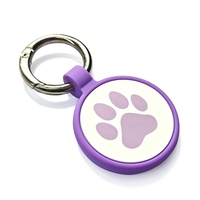 GSC Creative Custom QRcode Imprimé 13.56MHz NFC213 NFC Pet Tag Porte-clés en silicone Lost Tracking Smart Dog ID Tag