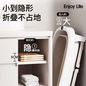 Bañera Plegable de Plástico para Bebés y Niños Pequeños, Diseño de Oso, Marca Lan Hua, Modelo Enjoy Life - Product Image 2