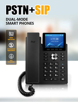 Teléfono IP SIP OEM de Fábrica con Pantalla LCD de 3.5'', WIFI, VOIP, Multilínea, para Oficina y Negocios, con Soporte para Logotipo Personalizado