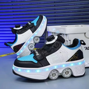 Heely Roller Shoes With Flashing Wheels For Kids And Adults Mesh Material ABEC-7 Bearings Plastic Wheel Double Row - Product Image 2