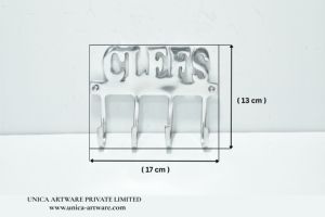Clees Aluminum <b>Wall</b> Hook <b>Rack</b> Modern Handmade Metal <b>Key</b> Holder Coat Hook Organizer Decorative <b>Wall</b> Mounted Home Entryway - Product Image 4