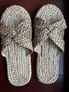 Bolso de Mano Semiluna Hecho a Mano con Jacinto de Agua, Bolso Redondo de Paja Tejido para Playa de Verano para Mujer, Cartera Sostenible de Moda Boho - Product Image 3