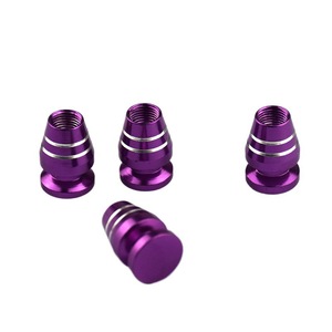 Capuchon de valve en alliage d'aluminium à visser, type American Mouth, pour pneus de voiture, anti-poussière, noir, rouge, bleu, vert, violet, or, argent - Product Image 3