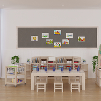Juego de Mesa y Sillas de Plástico para Niños, para Guardería y Jardín de Infancia, Diseño Moderno, Muebles Duraderos y Ecológicos