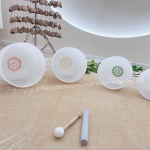 Fabricant <span class=keywords><strong>de</strong></span> bols chantants en quartz, ensemble <span class=keywords><strong>de</strong></span> bols chantants en cristal avec base <span class=keywords><strong>de</strong></span> transport - Product Image 1