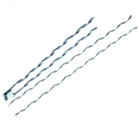 Bande de connexion de tige d'épissure hélicoïdale préformée pour accessoires de tige d'armure de conducteur toronné en aluminium