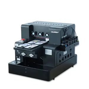 Printer A4 Pernis A1630 UV Format Penuh, untuk Casing Ponsel Pena Logam dengan Pemegang Botol Mesin Inkjet Gratis