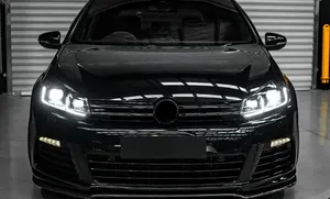 ไฟหน้ารถยนต์แบบ LED สำหรับ Golf 6 Mk6 ปี 2009-2012 พร้อมไฟวิ่งกลางวัน อุปกรณ์ตกแต่งรถยนต์ ดัดแปลงภายนอก - Product Image 4