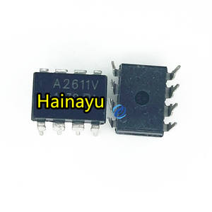 하이나유 전자 칩 IC 단일 빠른 배송 HCPL-2611 A2611V SOP8 DIP8 SMD 고속 광커플러 <span class=keywords><strong>A2611</strong></span> - Product Image 1