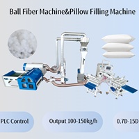 Máquina Combinada ZXJ-380-A+HFM-2000 para Fabricación de Fibra de Bola y Llenado Cuantitativo para Fábrica de Relleno de Almohadas