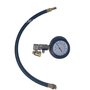 Manomètre de pression de cylindre avec tuyau et adaptateurs pour le test du moteur, outil de réparation automobile - Product Image 1