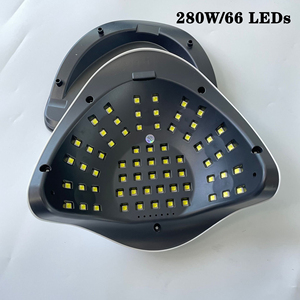Lampe UV professionnelle SUN X10MAX 280W pour ongles, séchoir rapide haute puissance 66 LED, multi-prises pour vernis gel, logo personnalisable - Product Image 6