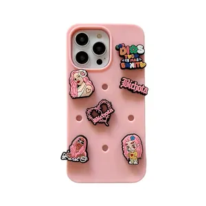Coque de téléphone personnalisée DIY couleur d'été à la mode pour iPhone 15 coque de téléphone portable en silicone étanche pour <span class=keywords><strong>11</strong></span> 12 13 Pro Max - Product Image 5