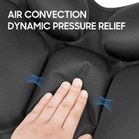 Nouveauté, coussin dorsal ergonomique, airbags gonflables, coussin d'air pour soutien lombaire, chaise de bureau et de maison pour sièges de voiture
