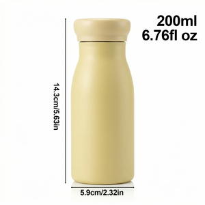 Botella de Agua Aislada al Vacío de Acero Inoxidable 304 de 200 ml, Mini, Portátil, a Prueba de Fugas, Termo de Bolsillo para Viajes y Regalos - Product Image 2
