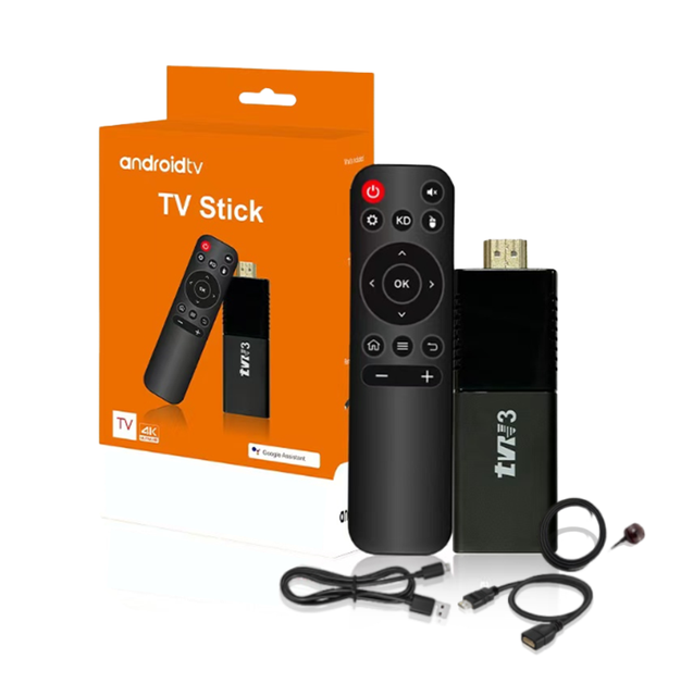 4K Smart Tv Stick TVR3 Allwinner RK3228A Quad-Core Quad Core 1GB+8GB Android Tv Stick Media Player Wifi IR Streaming Stick