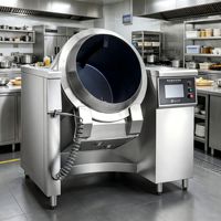 Machine à frire entièrement automatique intelligente à usage commercial pour hôtels et cafés ; Appareil de cuisson multifonction intégré