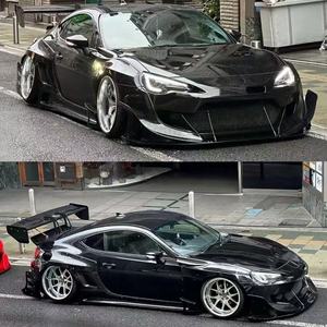 สำหรับ Toyota GT86 <span class=keywords><strong>Brz</strong></span> 2013+ <span class=keywords><strong>Rocket</strong></span> <span class=keywords><strong>Bunny</strong></span> V 3.5 สไตล์ สปอยเลอร์กันชนหน้า ชุดแต่งสปลิตเตอร์ข้าง คานาร์ด ช่องระบายอากาศด้านหน้า ชุดแต่ง - Product Image 5
