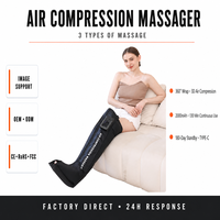 Appareil d'exercice de récupération par compression d'air sans fil Gude GD-L06 avec contrôle de la minuterie pour le massage des jambes