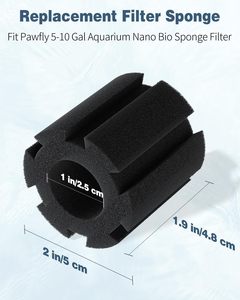 Esponja de Filtro Biológico para Acuario, Espuma de PU 10-60PPI, Carbón Activado, Corte y Procesamiento, Filtración de Agua para Peceras - Product Image 1
