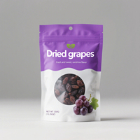 Impression numérique personnalisée gousset latéral Ziplock finition mate debout pochettes pour snack fruits secs emballage alimentaire sacs en mylar