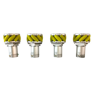 Rueda Motorizada Mecanum Integrada de 4 Pulgadas (102 mm), Capacidad de Carga de 200 kg, Juego de Ruedas Mecanum Mini de 360 Grados para Robot - Product Image 6