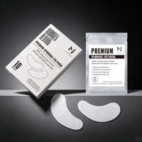 Patchs de gel pour les yeux personnalisés pour extensions de cils, coussinets oculaires en hydrogel premium avec matériau hydratant en hydrogel, fournisseur d'usine