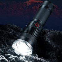 Lampe torche rechargeable multifonctionnelle super brillante 100000 lumens LED en aluminium