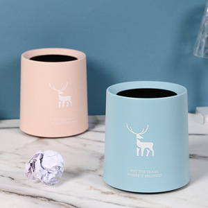 Mini Bote de Basura Redondo de PP para Escritorio, Oficina o Estudio, Marca Mystic Arts - Product Image 1