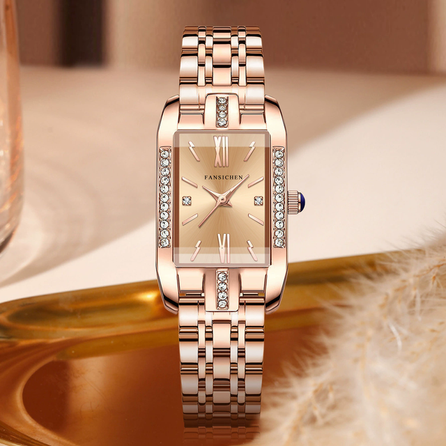 F8007 China Manufacturer Wholesale Rhinestone Watch Quartz Wristwatch Fashion Watch for Women