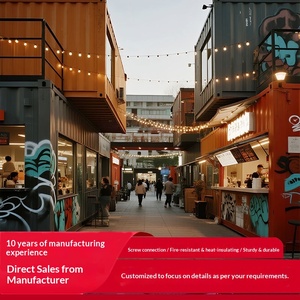 Casa Contenedor, Oficina de Ensamblaje Modular, Edificio Combinado de Ensamblaje, Diseño de Calle Comercial Integrada - Product Image 2