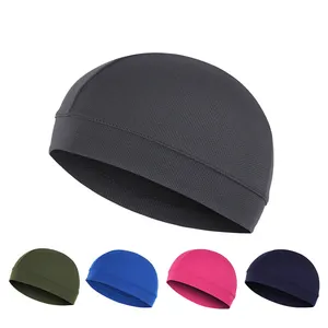 2024 nouveau extérieur couleur unie alpinisme Logo personnalisé unisexe cyclisme Sport course bonnet crâne cyclisme casquette chapeau