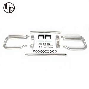 <span class=keywords><strong>Mercedes</strong></span> G Class กันชนหน้าทำจากเหล็กสแตนเลสสำหรับ <span class=keywords><strong>G63</strong></span> W464พร้อมตัวป้องกันสีเงินสีดำอัพเกรดได้2019-2024 - Product Image 2