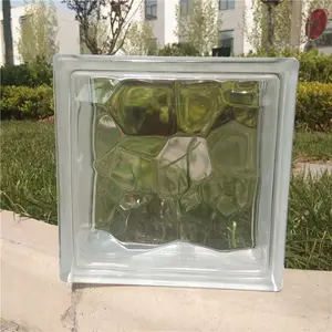 Wholesale building decorative various patterns hollow glass bricks blocks