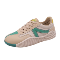 Nouvelles chaussures de plateforme Joker respirantes, sport, décontractées, course à pied, marche, tendance mode, résistantes aux chocs, antidérapantes, lacets, dessus en PU