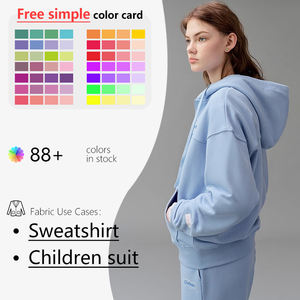 280GSM peigné 100% coton tricoté <span class=keywords><strong>tissu</strong></span> <span class=keywords><strong>éponge</strong></span> français pour sweat pantalons de survêtement antistatique filles et garçons utilisation par le <span class=keywords><strong>fabricant</strong></span> - Product Image 4