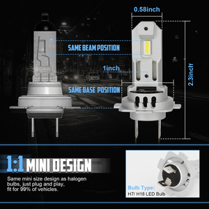 <span class=keywords><strong>GMZ</strong></span>-bombilla Led antiniebla con ventilador para coche, sistema de iluminación Mini, Plug & Play, H7, 42W, 8400LM, 2022 Kled, todo en uno, novedad de 6500 - Product Image 5