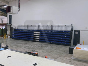 Interior gimnasio retráctil <span class=keywords><strong>gradas</strong></span> telescópicas móviles tribune sin respaldo del asiento cubierta-<span class=keywords><strong>gradas</strong></span> - Product Image 3