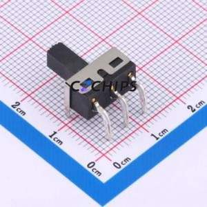 SS-12D11-G090 Slide Switch Through hole,13.4x6.6x6.4mm Switch Single Pole Double Throw Rectangle Pin Header PC Pin 13.4mm - Product Image 2