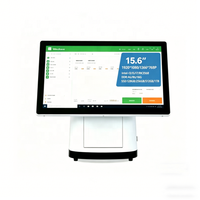 Système de caisse tactile tout-en-un pour restaurant et commerce de détail avec imprimante de facturation Windows 11