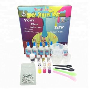 Novedad al por mayor: Kit de slime educativo DIY con lentejuelas de estrellas verdes para niños mayores de 14 años, para relajación. - Product Image 1