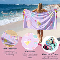 Hot Selling Quick Drying Cape Bath Towel, Adult Double-sided Velvet Beach Swimming Changing Clothes, Absorbent Towel