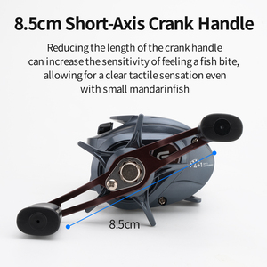 高品质金属 7.1:1 超轻抛饵式钓鱼线轮 咸水用 右手和左手钓鱼线轮 钓具 - Product Image 6