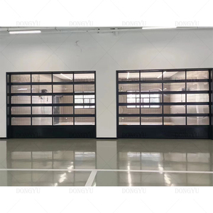Porte de <span class=keywords><strong>garage</strong></span> en verre dépoli transparente personnalisée à vue complète - Product Image 5