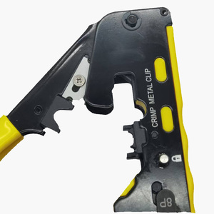 Dụng cụ cắt, bấm, tuốt dây cáp mạng RJ45, loại 5 & 6, phụ kiện, dụng cụ cầm tay, đầu nối mạng Ethernet loại 5 & 6 - Product Image 4