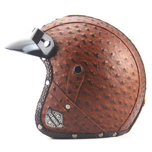 Casque de moto visage ouvert pour hommes et femmes, rétro, personnalisé, <span class=keywords><strong>à</strong></span> <span class=keywords><strong>vendre</strong></span>, 3/4 - Product Image 2