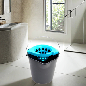 Cubo de agua de plástico PP de gran capacidad portátil de Color azul de alta calidad de fábrica con asa - Product Image 4