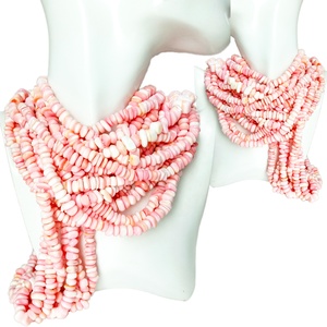 Perles de coquille de conque rose surfeurs roses <span class=keywords><strong>super</strong></span> love surfeurs plage Style personnalité irrégulière femme pour la fabrication de bijoux - Product Image 4